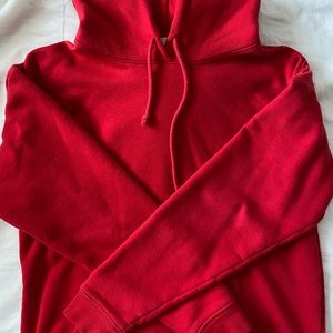 Red TNA oversized hoodie
